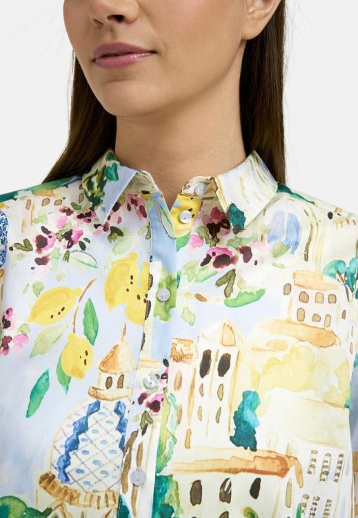 Milano Italy shirtdress, 3/4 sleeve (62-2439-5046/1601) - WeekendMode