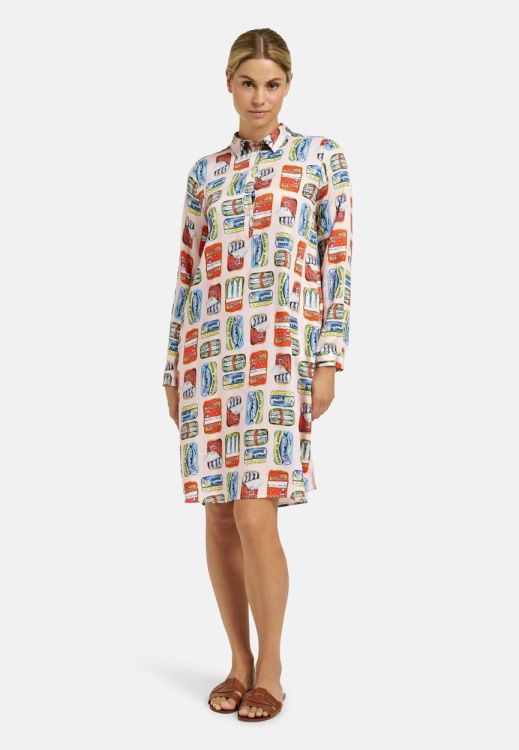 Milano Italy shirtdress 3/4 sleeve (61-6520-5046/1476) - WeekendMode