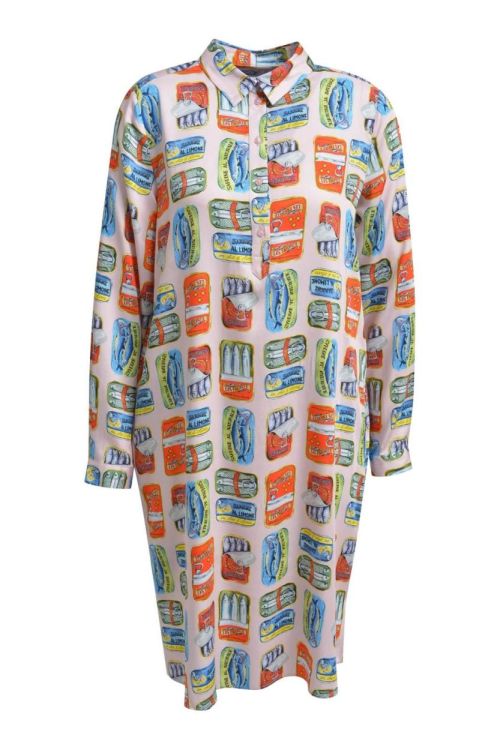 Milano Italy shirtdress 3/4 sleeve (61-6520-5046/1476) - WeekendMode