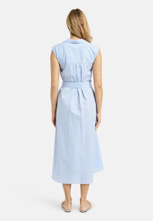 Milano Italy sleevless Mididress w collar + fabric be (52-2349-1388/1622) - WeekendMode