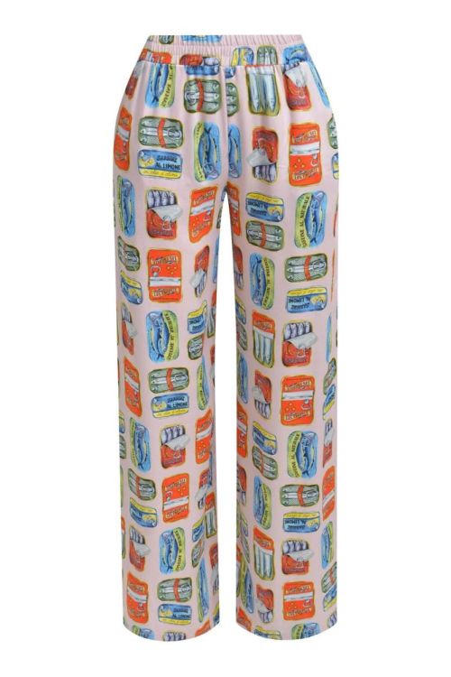 Milano Italy wideleg pants elastic waist french pocke (61-6520-2279/1476) - WeekendMode