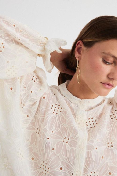 Mus&Bombon BLOUSE EVELIA (BLOUSE EVELIA/WHITE) - WeekendMode