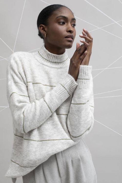 Mus&Bombon EUME TURTLENECK JUMPER (CLOUD/EUME TURTLENECK JUMPER) - WeekendMode