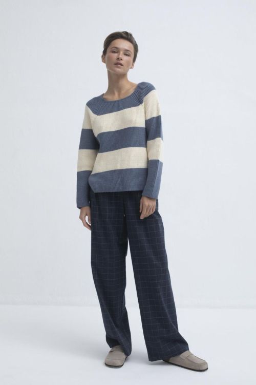 Mus&Bombon FEBROS LONG PANTS (NAVY CHECKS/FEBROS LONG PANTS) - WeekendMode