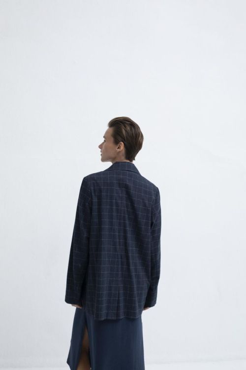 Mus&Bombon FERRO BLAZER (NAVY CHECKS/FERRO BLAZER) - WeekendMode