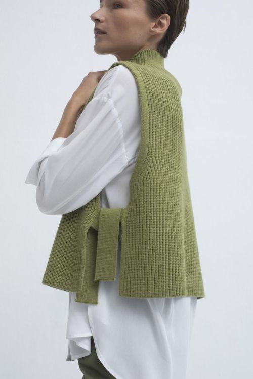 Mus&Bombon VADE TURTLENECK WAISTCOAT (GREEN/VADE TURTLENECK WAISTCOAT) - WeekendMode