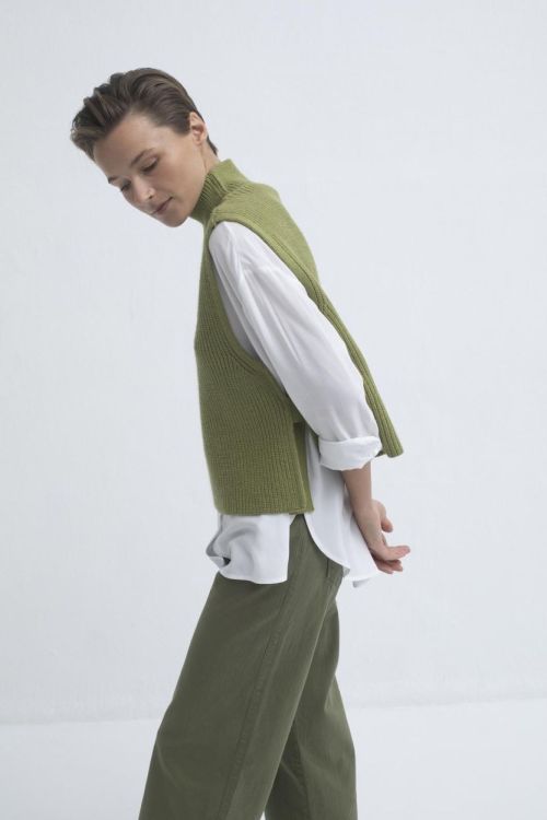 Mus&Bombon VADE TURTLENECK WAISTCOAT (GREEN/VADE TURTLENECK WAISTCOAT) - WeekendMode