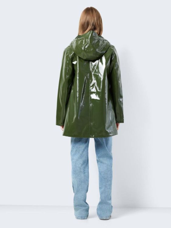 Noisy May NMSKY L/S A-LINE VINYL COAT NOOS (27026882/Kombu Green) - WeekendMode