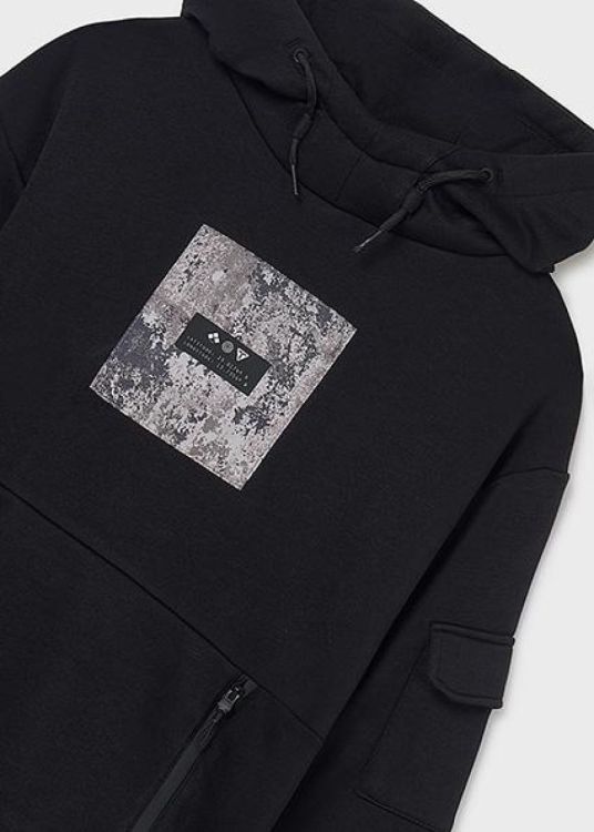 Nukutavake Contrast pullover (7C.7403/Zwart) - WeekendMode