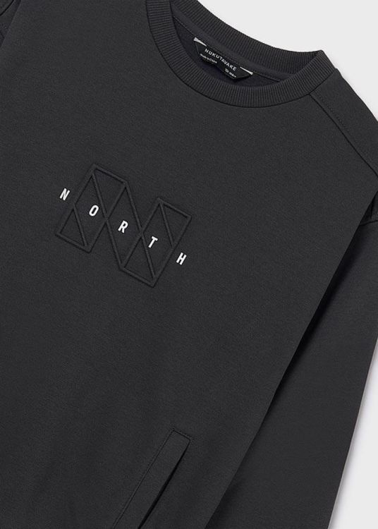 Nukutavake Embossed pullover (7D.7405/Grijs) - WeekendMode