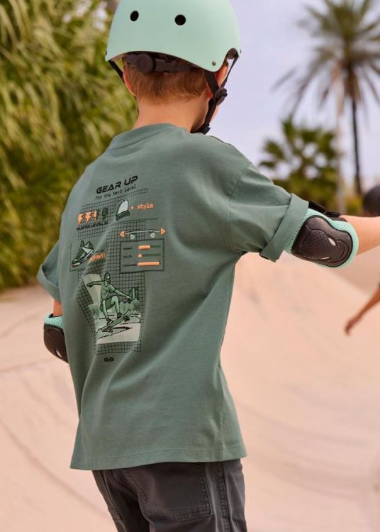 Nukutavake Shirt print on the back (6036/Bayleaf) - WeekendMode