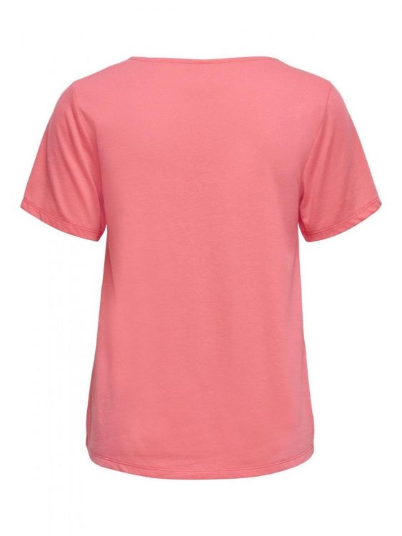 Only Ava V-Neck T-Shirt (15224916/tea rose) - WeekendMode