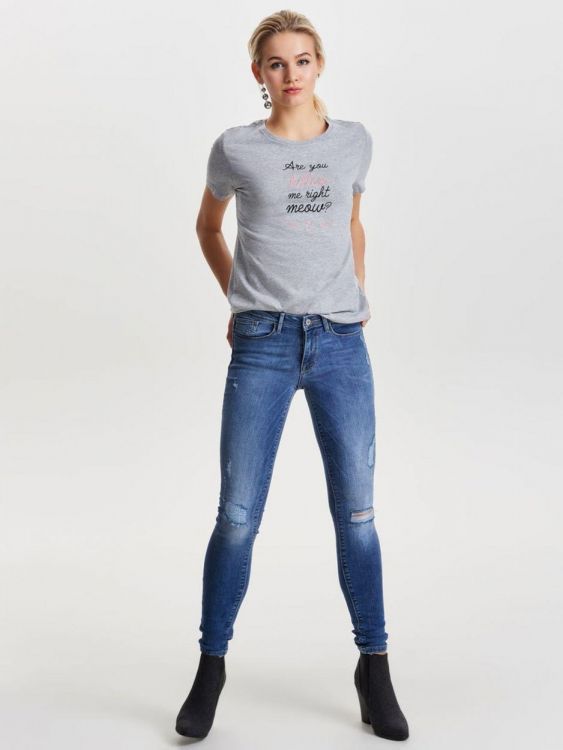 Only Carmen Reg SK DNM Jeans NOOS (15153068/medium blue denim) - WeekendMode