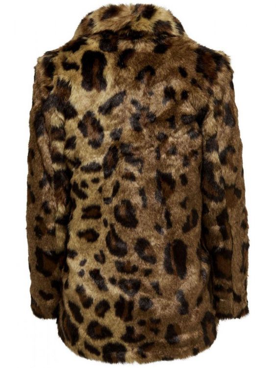 Only Juliane Faux Fur Leo Coat (15158742/tigers eye) - WeekendMode