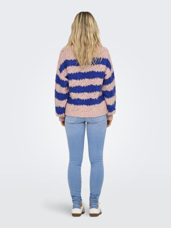 Only ONLACE LS WOOL MIX O-NECK KNT (15327676/Silver Pink Clematis Blue) - WeekendMode