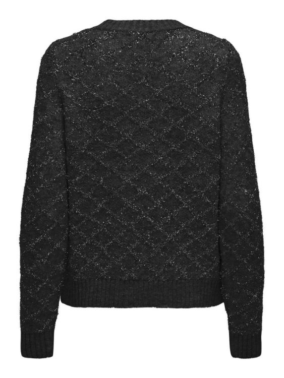 Only ONLALBA L/S GLITTER O-NECK CC KNT (15324505/Black Black Glitter) - WeekendMode