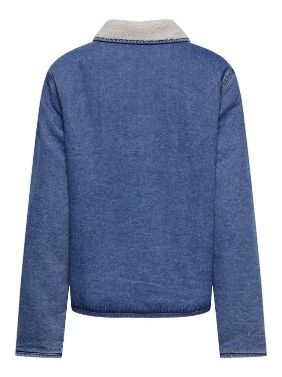Only ONLALLISON LS TEDDY DNM JACKET BJ (15354781/Medium Blue Denim) - WeekendMode