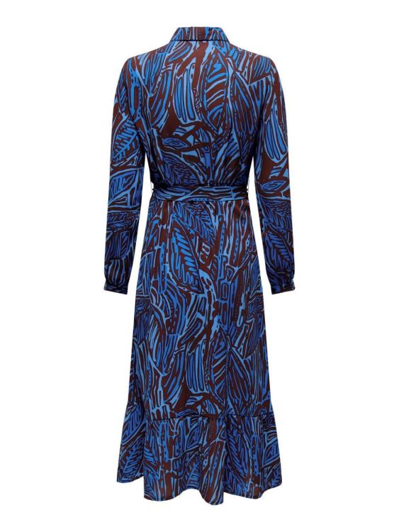 Only ONLALMA LIFE VIS  EMILY SHIRT DRESS AOP (15242119/Palace Blue 330 Graphic native) - WeekendMode