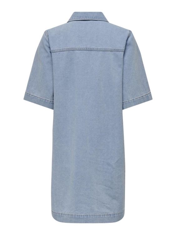 Only ONLBELLE S/S BUTTON DRESS DNM GUA NOOS (15324384/Light Blue Denim) - WeekendMode