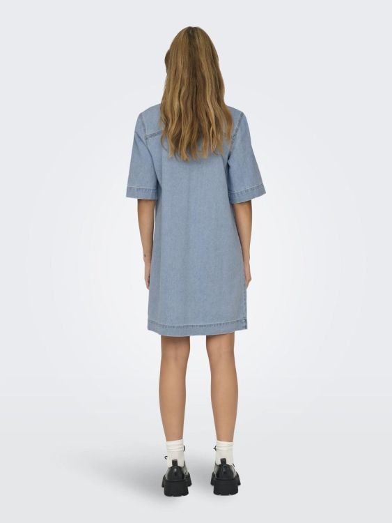 Only ONLBELLE S/S BUTTON DRESS DNM GUA NOOS (15324384/Light Blue Denim) - WeekendMode