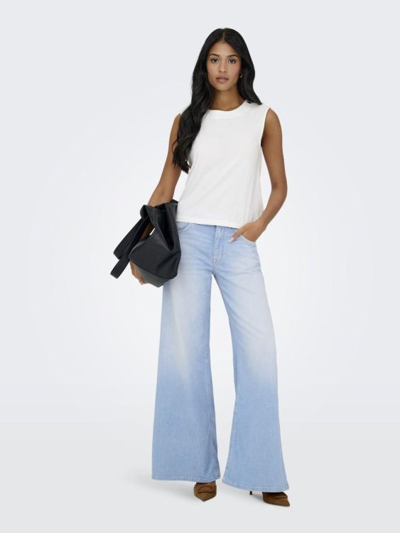 Only ONLCALIFORNIA MW WD FLAR DNM REA004 NOOS (15365471/Light Blue Denim) - WeekendMode