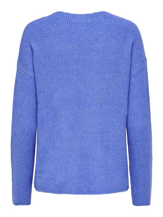 Only ONLCAMILLA V-NECK L/S PULLOVER KNT NOOS (15204588/Ultramarine MELANGE) - WeekendMode