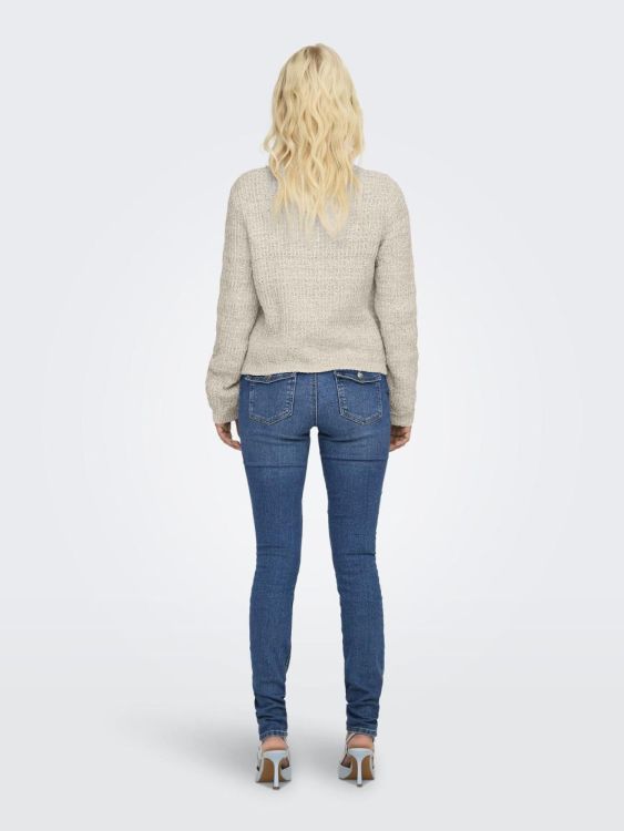 Only ONLCELESTE O-NECK CARDIGAN KNT (15342448/Birch Melange/Silver Glitter) - WeekendMode