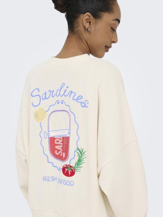 Only ONLDEBORAH NEW L/S CLUB O-NECK SWT (15376113/Birch Seafood) - WeekendMode