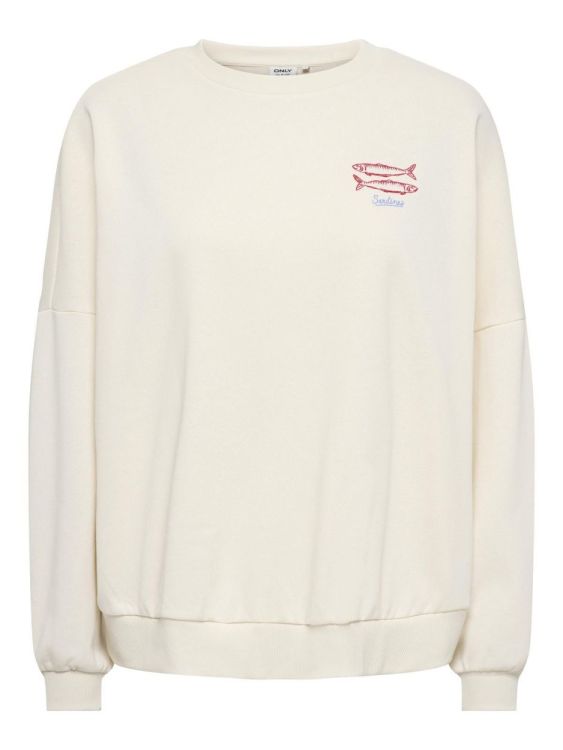 Only ONLDEBORAH NEW L/S CLUB O-NECK SWT (15376113/Birch Seafood) - WeekendMode