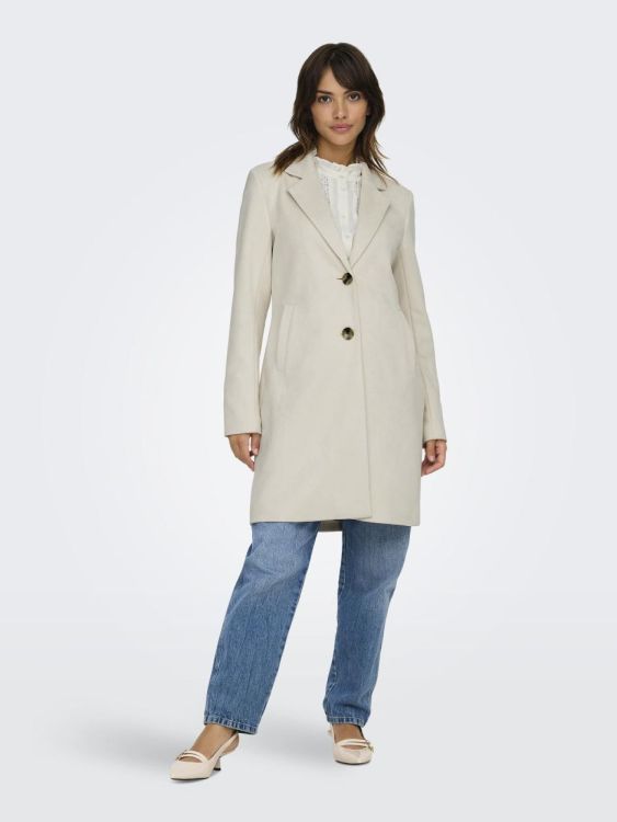 Only ONLDIANE FAUX SUEDE LIFE COAT CC OTW (15336518/Pumice Stone) - WeekendMode