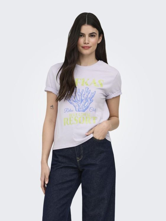 Only ONLDINA S/S CLUB TOP BOX JRS (15346663/Misty Lilac Resort) - WeekendMode