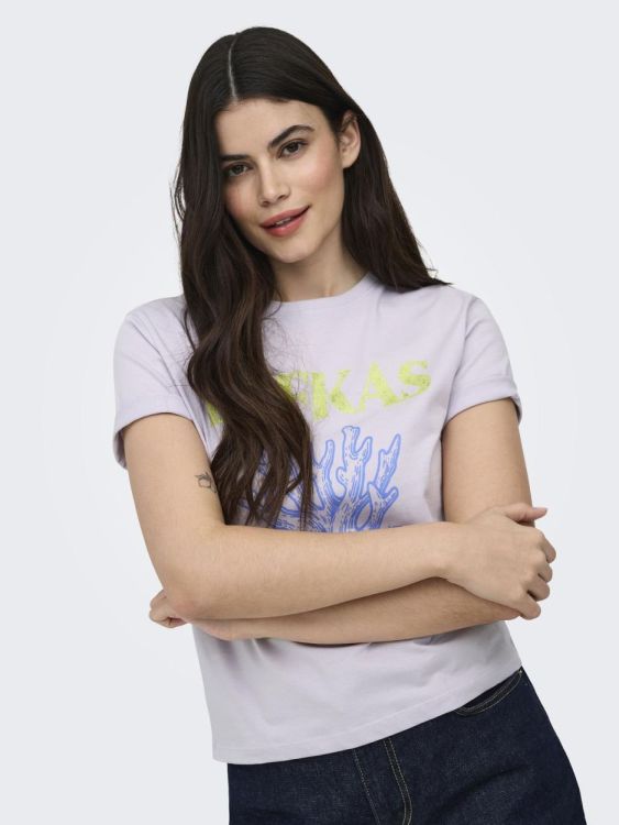 Only ONLDINA S/S CLUB TOP BOX JRS (15346663/Misty Lilac Resort) - WeekendMode