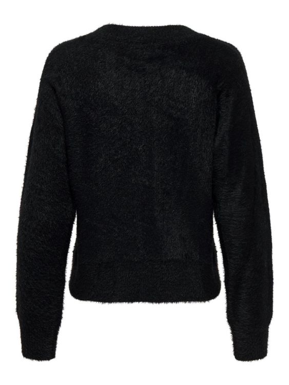 Only ONLELLA PIUMO LS CARDIGAN KNT (15259564/Black) - WeekendMode