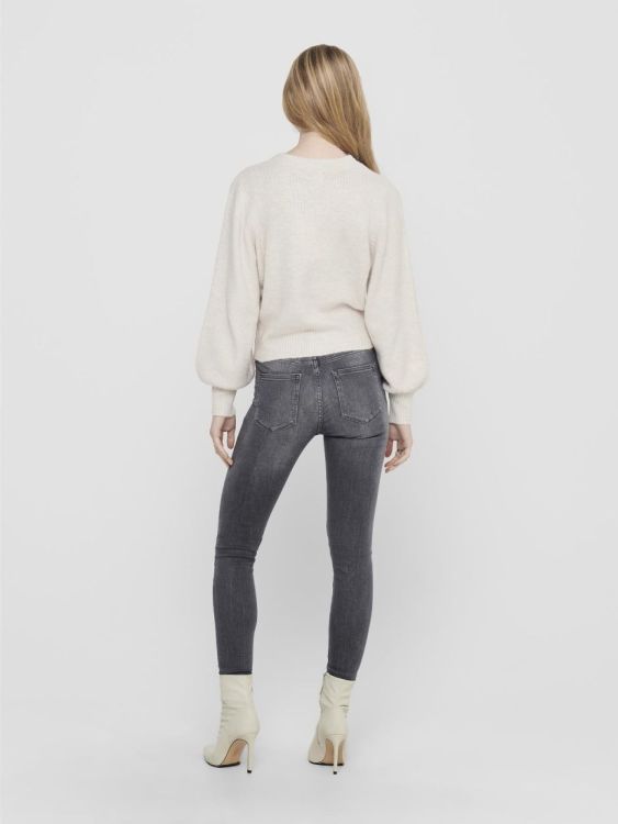 Only ONLELSA L/S PULLOVER KNT NOOS (15210667/Pumice Stone W. WHITE MELANGE) - WeekendMode
