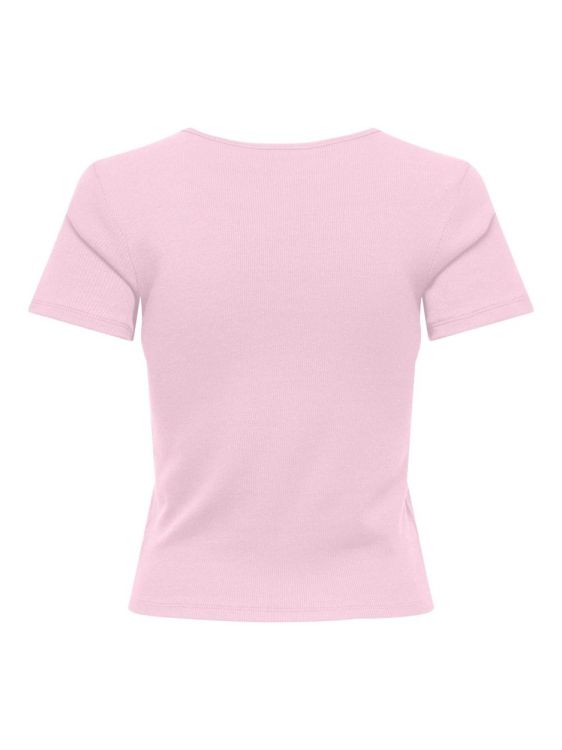 Only ONLELVA JUNE EMB S/S TEE JRS NOOS (15342939/Ballerina ZINFANDEL BOW) - WeekendMode