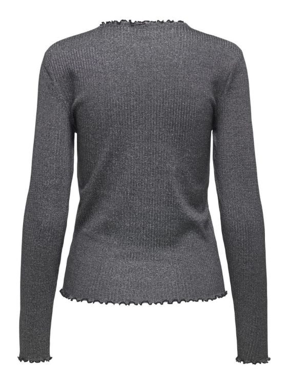 Only ONLEMMA LIFE LS GLITTER TOP JRS NOOS (15331094/Black Silver glitter) - WeekendMode