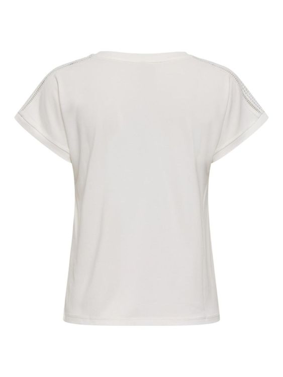 Only ONLFREE LIFE S/S V-NECK LACE TOP JRS (15369294/Cloud Dancer Skye lace) - WeekendMode