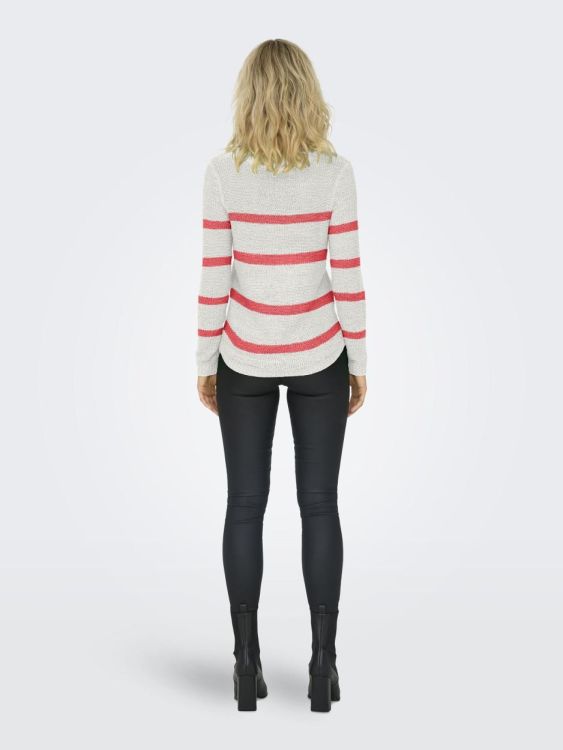 Only ONLGEENA XO L/S PULLOVER KNT NOOS (15113356/Cloud Dancer Dubarry) - WeekendMode