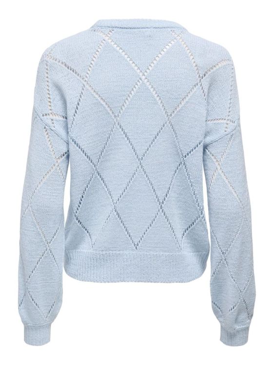 Only ONLGEENAS LS STRUCTURE O-NECK KNT (15339575/Clear Sky) - WeekendMode