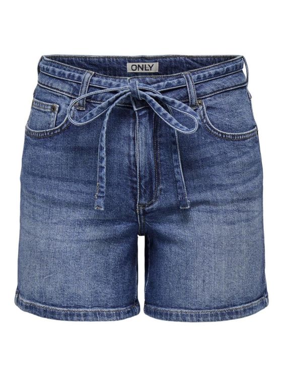 Only ONLGIANNA MW BELTED SHORTS AZG DNM NOOS (15340706/Medium Blue Denim) - WeekendMode