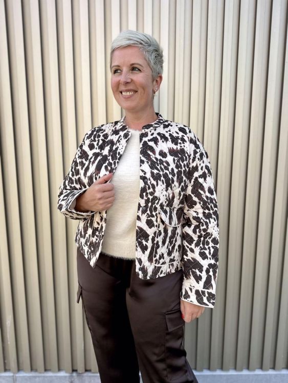 Only ONLHALLIE QUILTED JACKET OTW NOOS (15328523/Grey) - WeekendMode