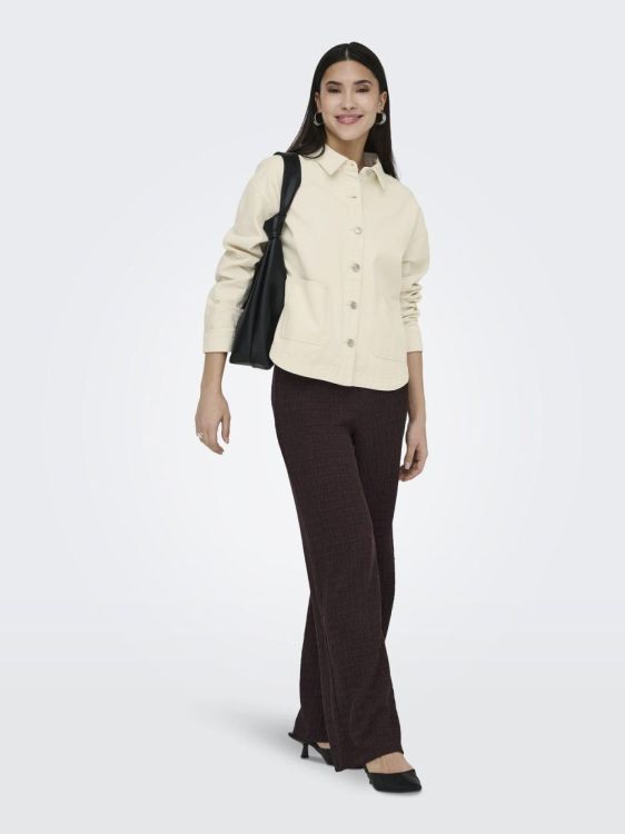 Only ONLILSE PANT STRUCTURE JRS NOOS (15374608/Deep Mahogany) - WeekendMode