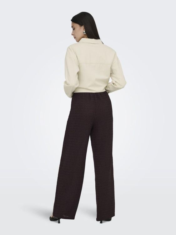 Only ONLILSE PANT STRUCTURE JRS NOOS (15374608/Deep Mahogany) - WeekendMode