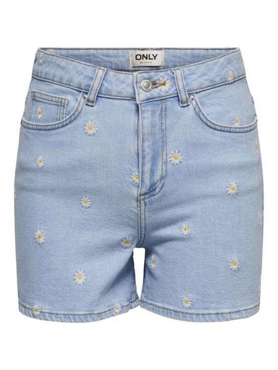 Only ONLJOSEPHINE HW DAISY DNM SHORTS AZGNOOS (15372249/Light Blue Denim) - WeekendMode