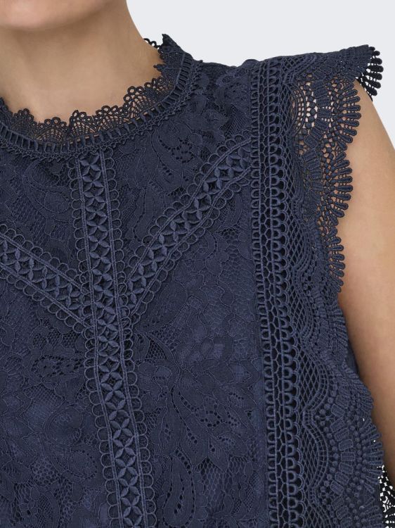Only ONLKARO S/L LACE TOP NOOS WVN (15204604/Night Sky) - WeekendMode