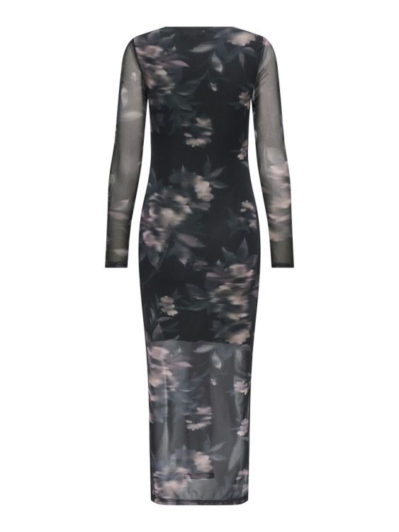 Only ONLKAYA LIFE LS MIDI MESH DRESS WVN (15357315/Twilight Mauve Diffused floral) - WeekendMode