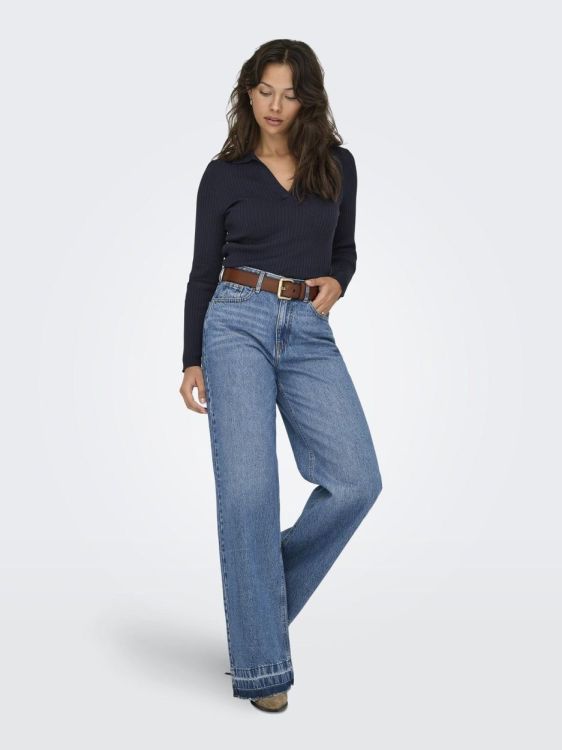 Only ONLKAYA LS POLO KNT NOOS (15344841/Night Sky) - WeekendMode