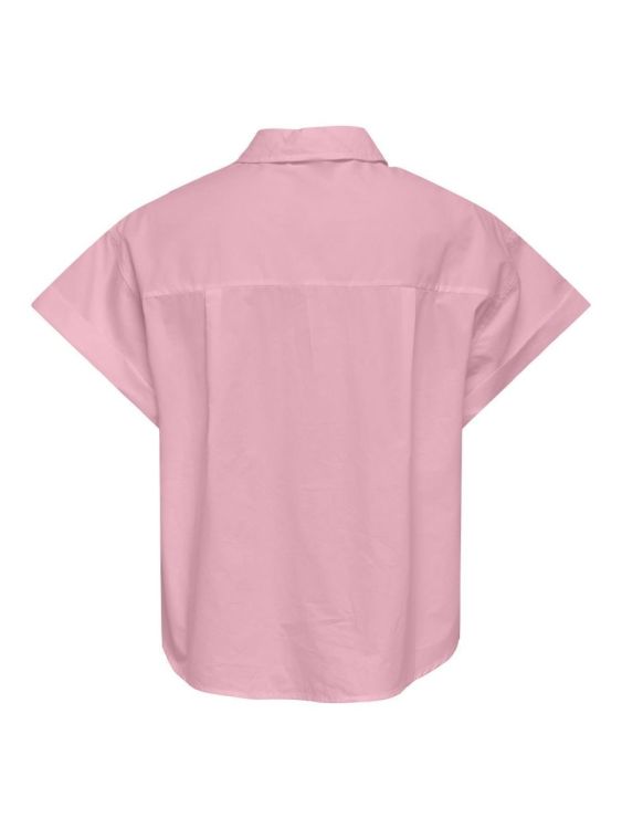 Only ONLKERI S/S FOLD SHIRT WVN (15369556/Romance Rose) - WeekendMode