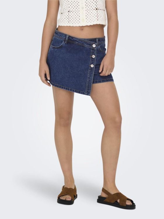 Only ONLLESLY REG LB DNM SKORT BJ NOOS (15256608/Dark Blue Denim) - WeekendMode