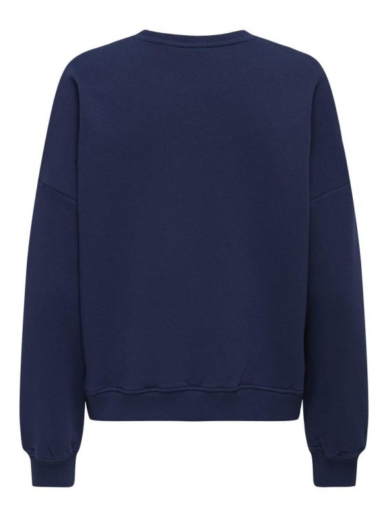 Only ONLLINDA L/S BEAR O-NECK BOX CS SWT (15362074/Midnight Sail New york teddy) - WeekendMode